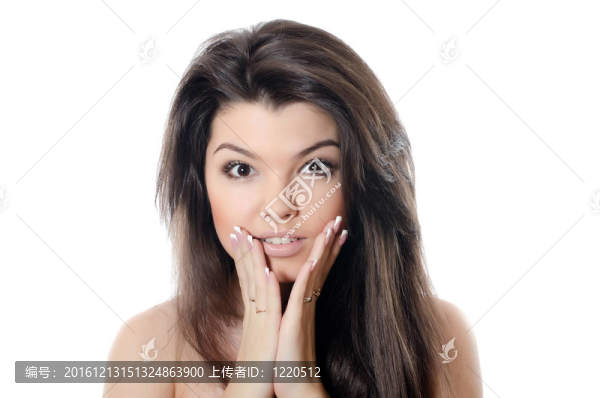 年輕漂亮女孩的情感