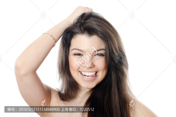 年輕漂亮女孩的情感