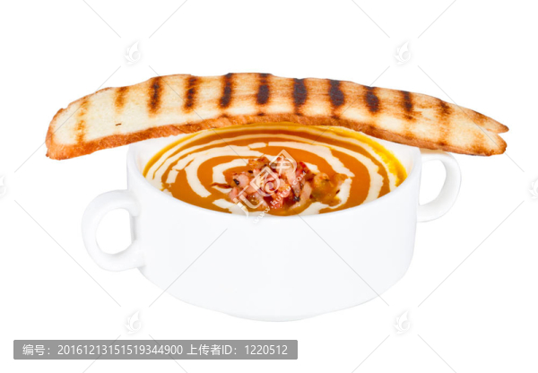 培根培根南瓜湯