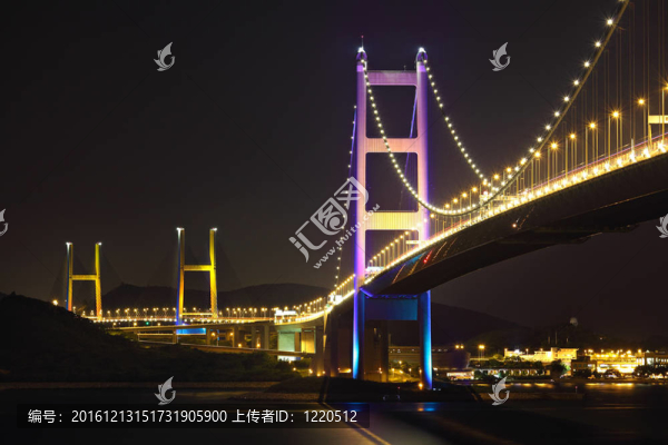 青馬大橋晚上