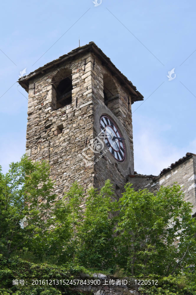 巴迪城堡。Emilia,Romagna。意大利.