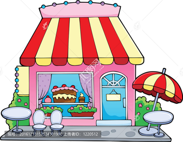 卡通糖果店