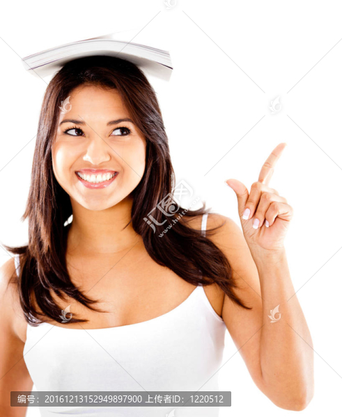 沉思的女學生