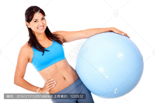 瑞士球女子