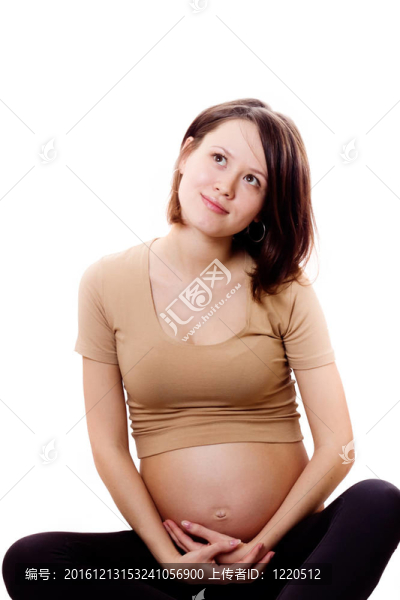 孕婦仰視