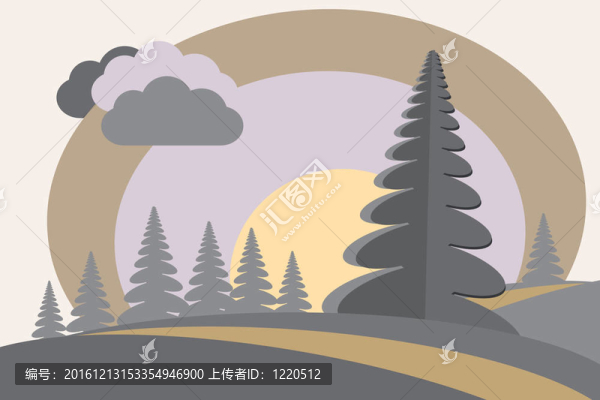 樅樹山太陽云卡通形象