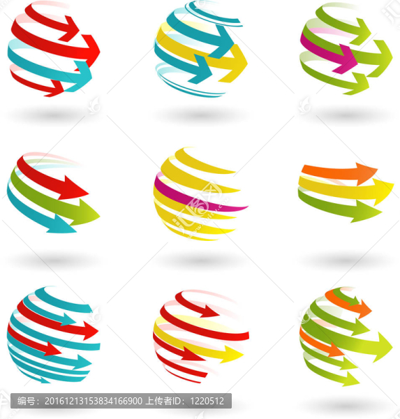 colordul箭頭圖標(biāo)