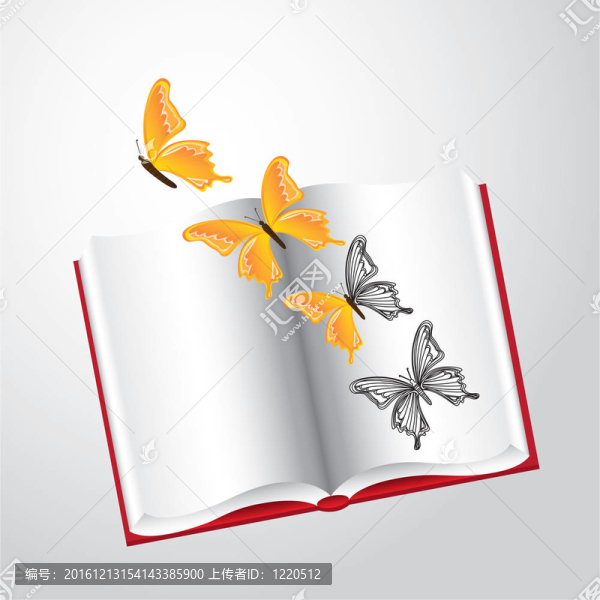 蝴蝶和書