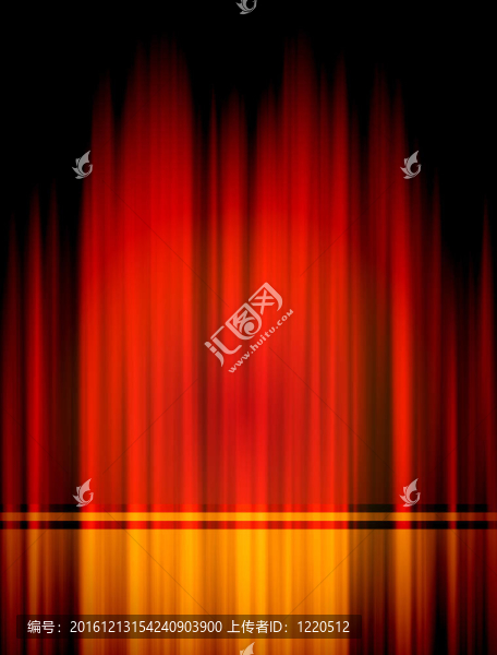 紅劇場(chǎng)窗簾與照明
