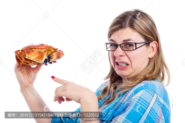 惡心的女人與螃蟹