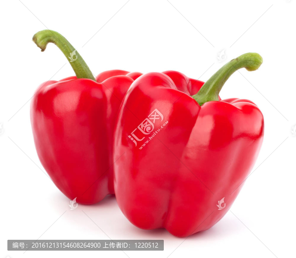 白底紅辣椒