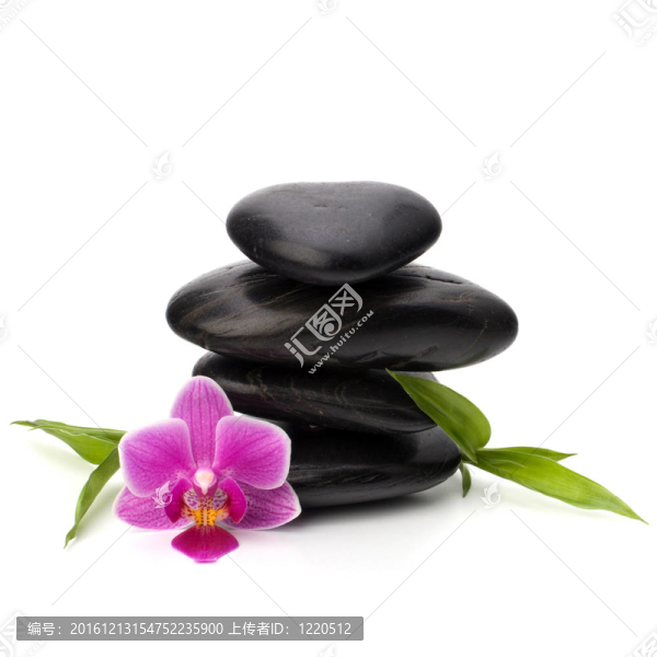 禪意平衡。水療與保健概念。
