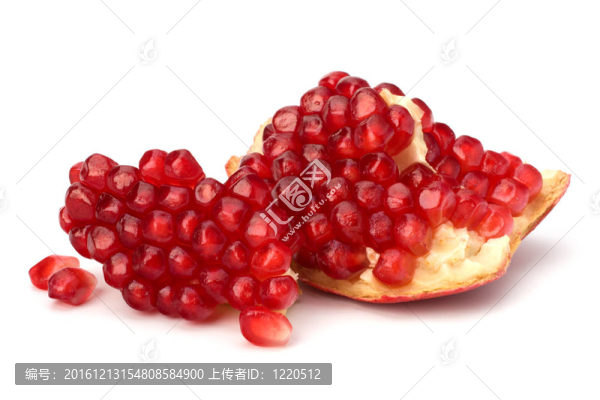 成熟的石榴片
