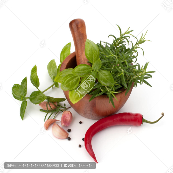 木粉中的新鮮香料和香料
