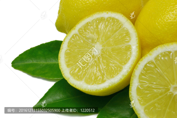 檸檬切半