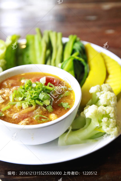 Nam,Prik,Aong；泰北的肉和番茄麻辣