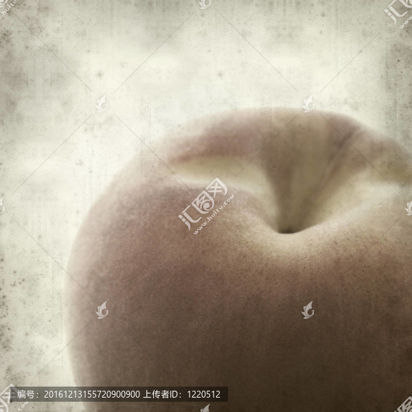 質(zhì)感老紙背景與桃