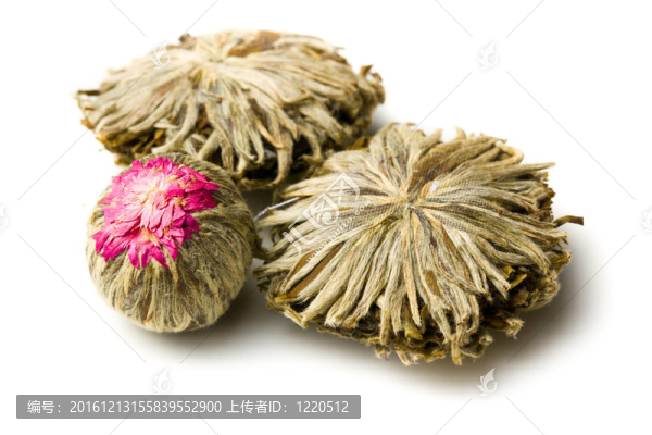 開花的綠茶