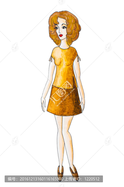 女孩模特秀衣服