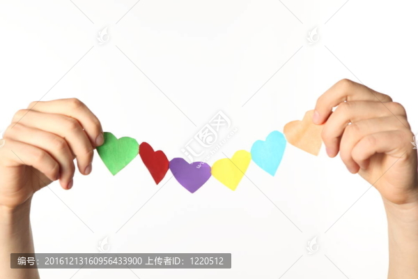 兩個愛的手