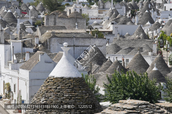 特魯利。阿爾貝羅貝洛。Apulia。