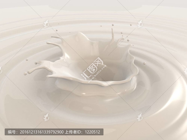 牛奶濺