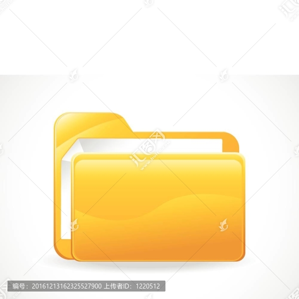 抽象光滑文件夾圖標(biāo)