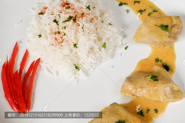 水稻自然肉片