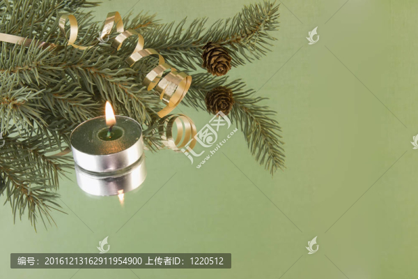 樅枝綠茶燈