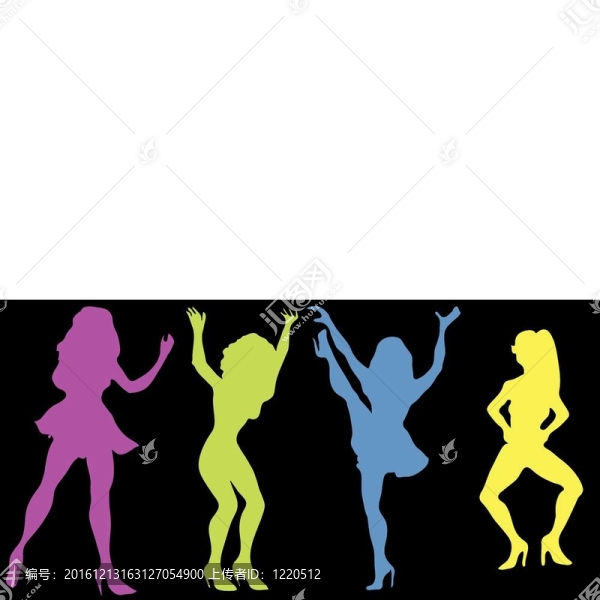 四個女孩跳舞