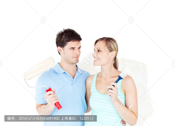 可愛(ài)的小兩口畫(huà)一個(gè)房間