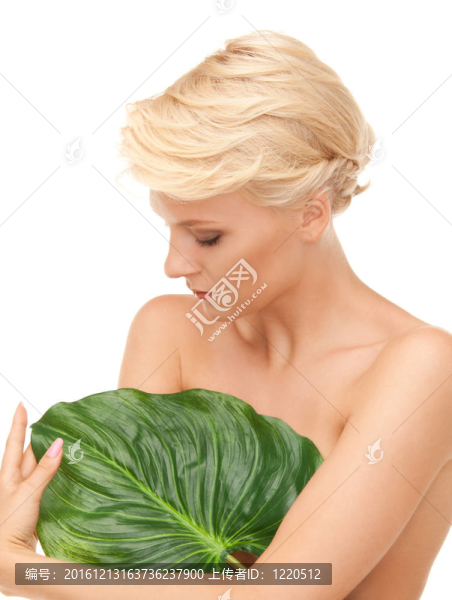 綠葉女人