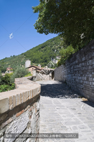 古比奧的觀點(diǎn)。翁布里亞大區(qū)。