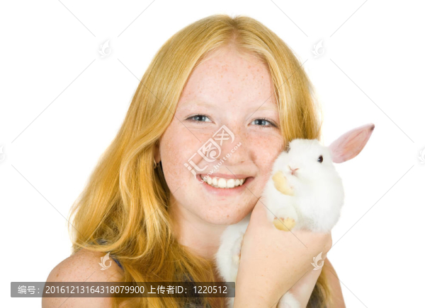 寵物兔女孩