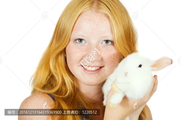 寵物兔女孩