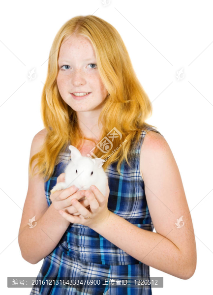 寵物兔女孩