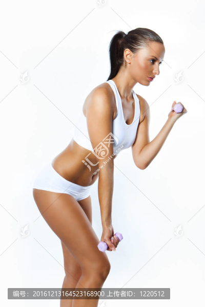 健身女性肖像