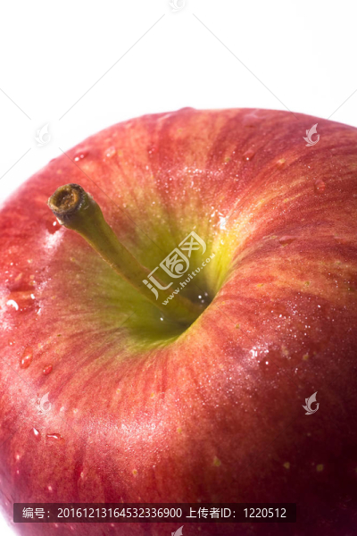 白底紅熟蘋果