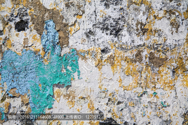 剝離Stucco,Wall