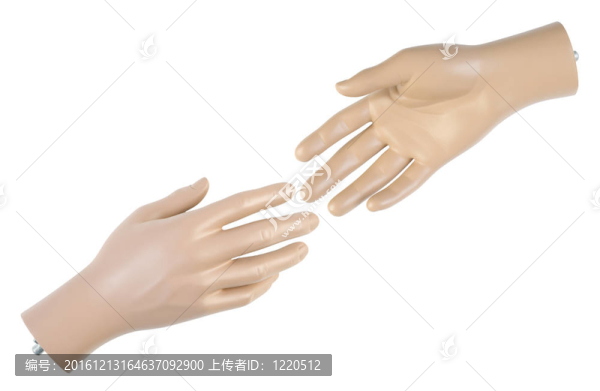 男模特的手分離