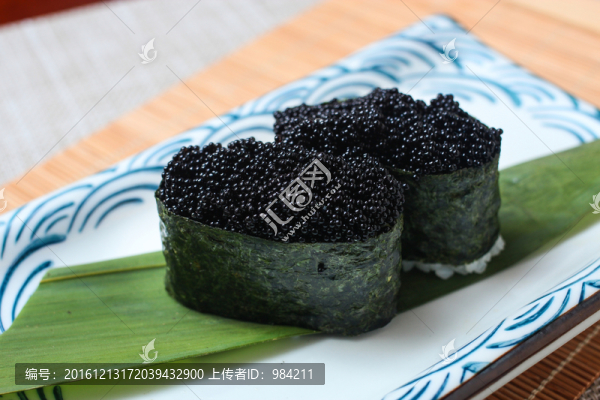 黑蟹子壽司