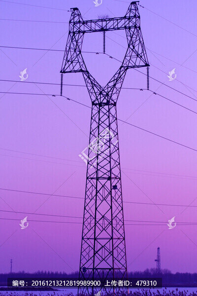 電塔,黃昏,日落