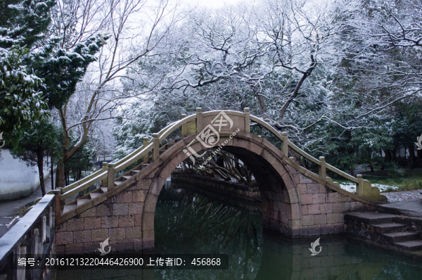 石橋,冬天