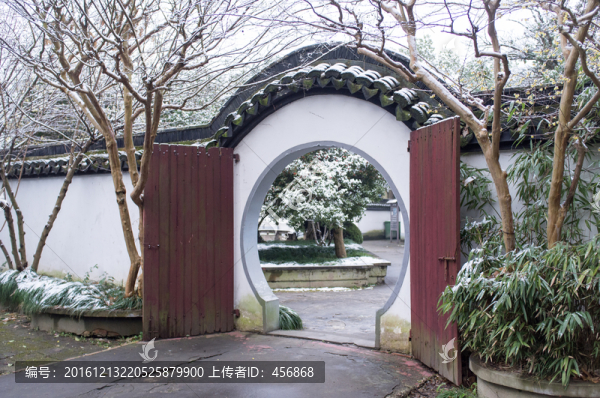 園林雪景