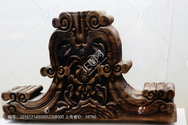 木雕梁架,清代