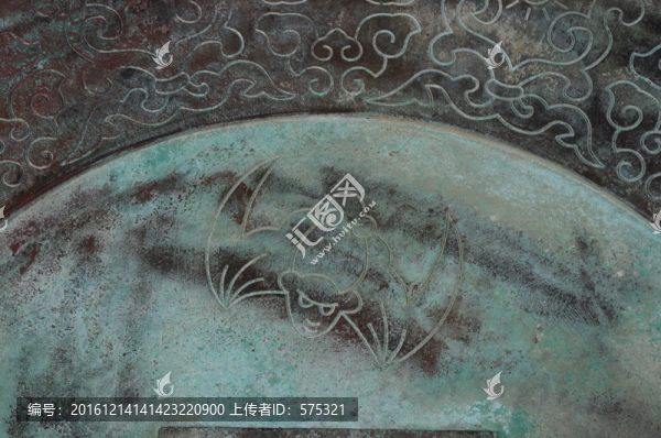 銅銹,銅綠銹,蝙蝠紋