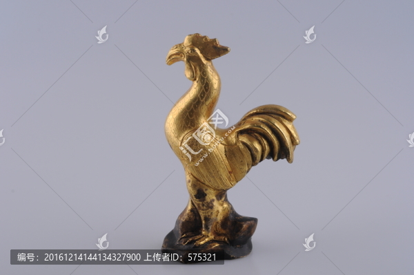 金雞,遼金銅鎏金雞