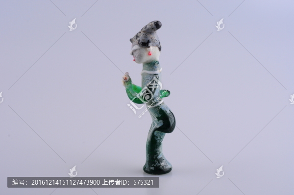 遼金琉璃,彩琉璃樂俑