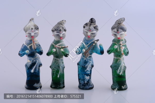 遼金琉璃,彩琉璃樂(lè)俑