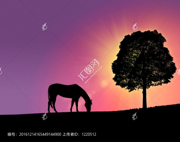 在山上夢幻般的早晨；抽象背景